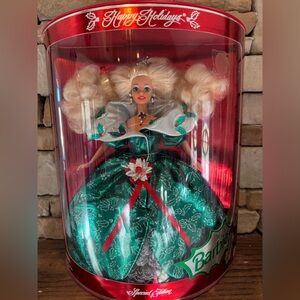 Happy Holidays Barbie 1995 NIB